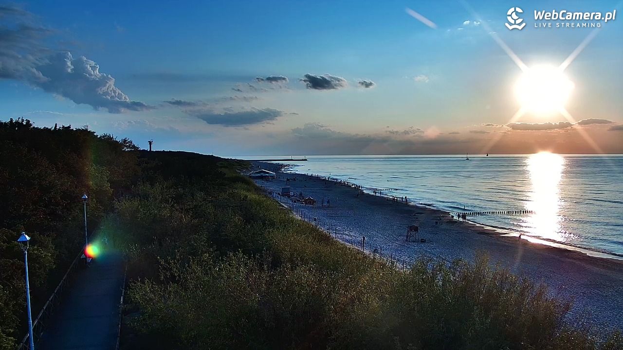 DZIWNÓW  - widok na plażę - 20 sierpień 2026, 19:36