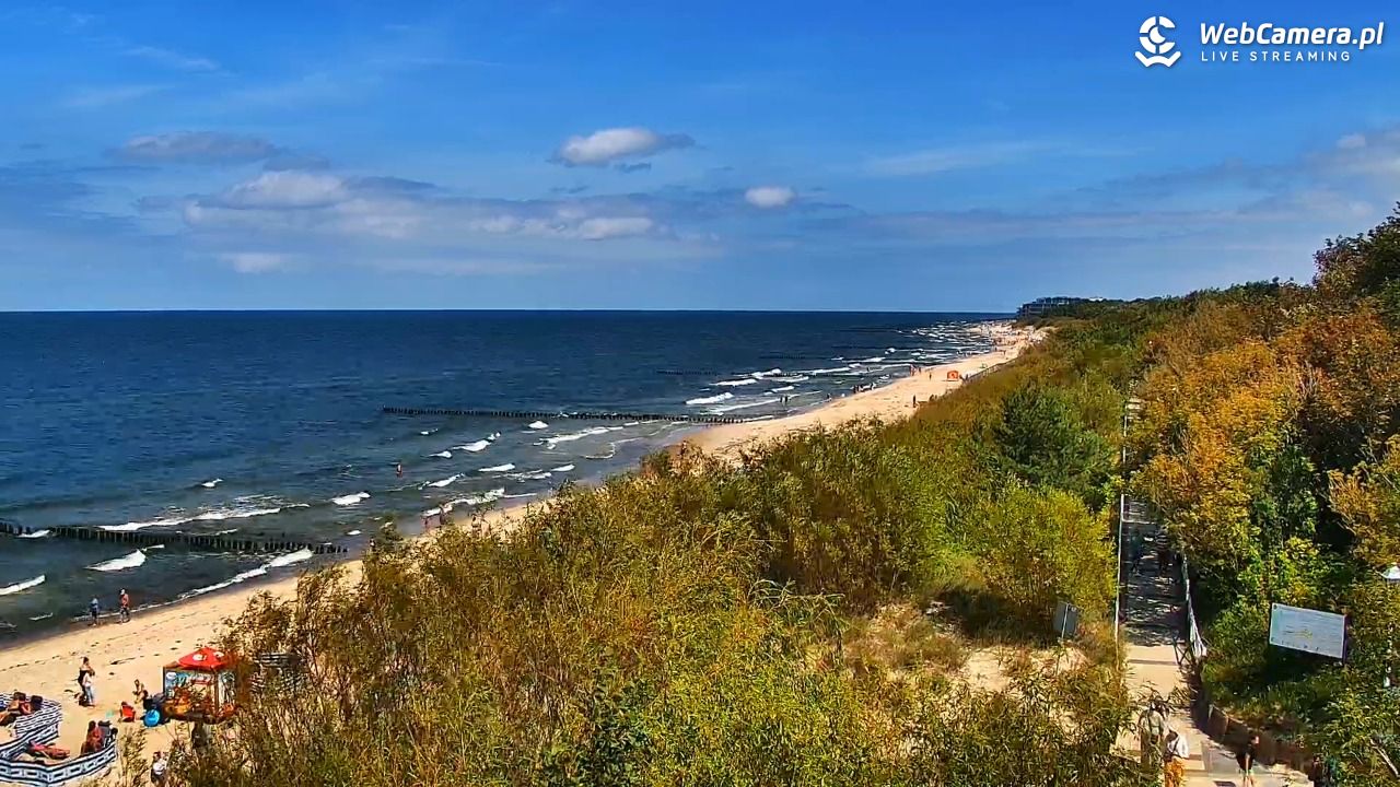 DZIWNÓW  - widok na plażę - 24 lipiec 2026, 13:42