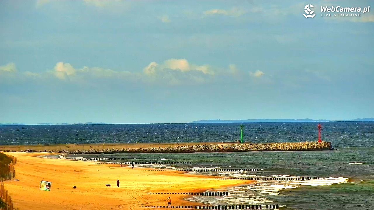 DZIWNÓW  - widok na plażę - 18 wresień 2026, 10:22