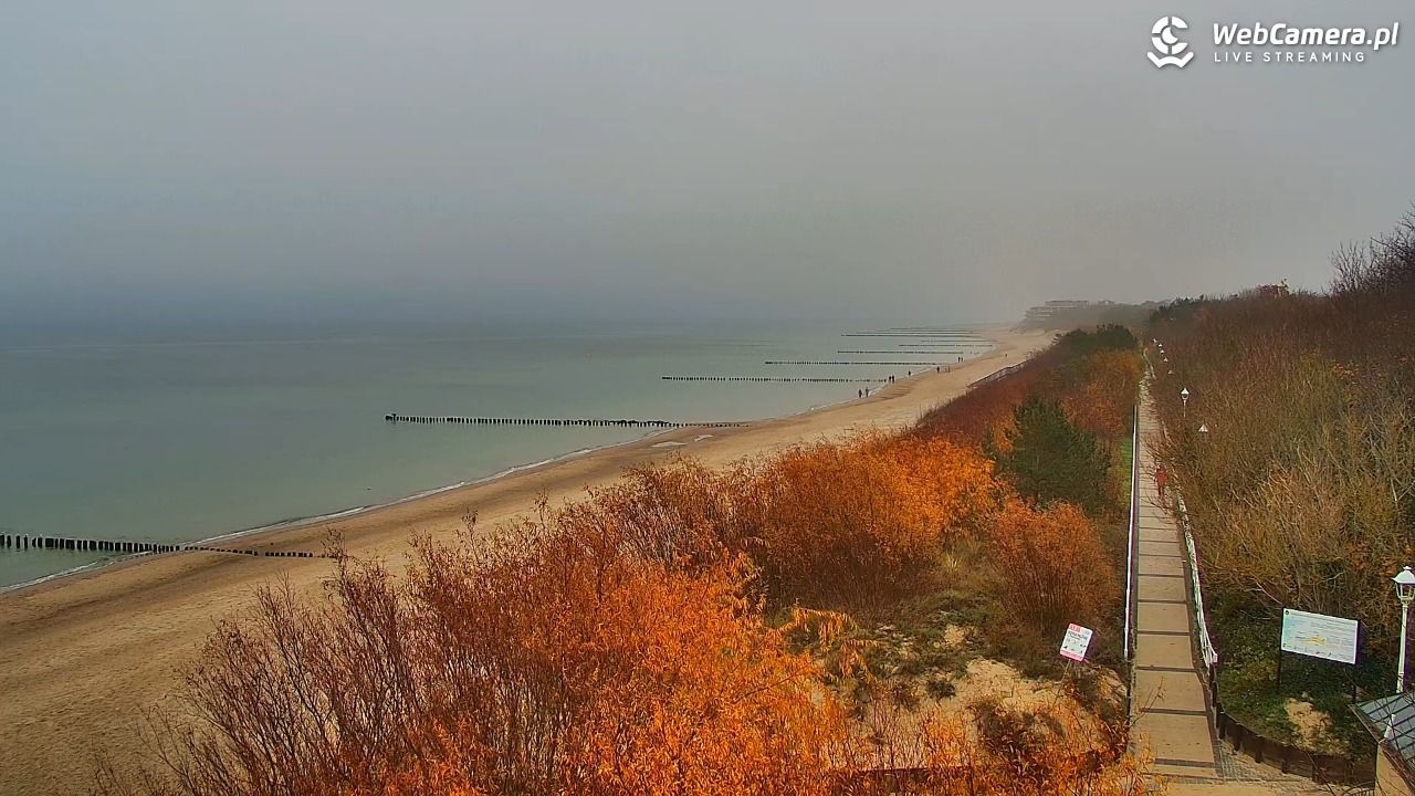 DZIWNÓW  - widok na plażę - 09 listopad 2025, 09:23