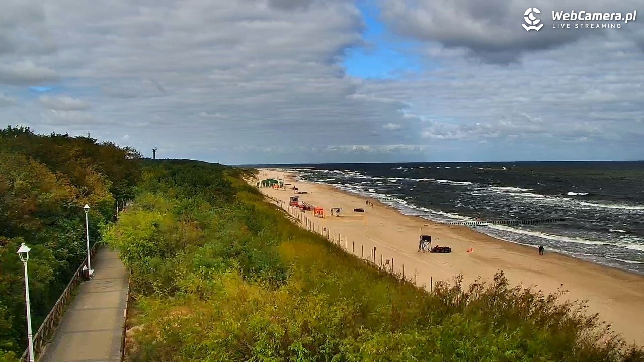 DZIWNÓW  - widok na plażę - 07 sierpień 2026, 09:40