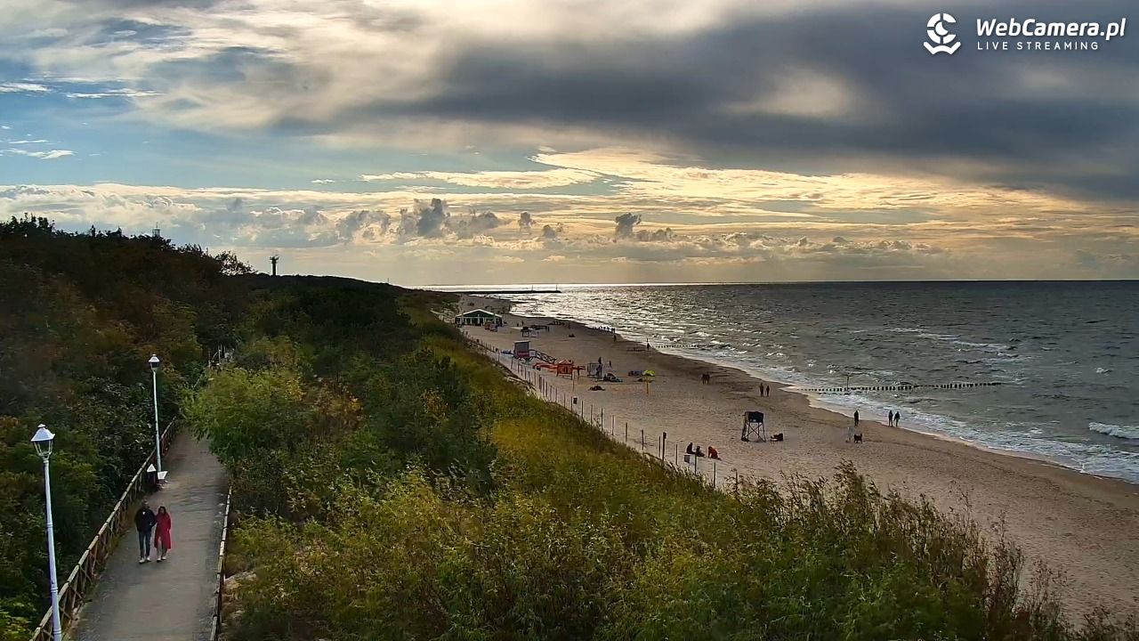 DZIWNÓW  - widok na plażę - 18 sierpień 2026, 17:50
