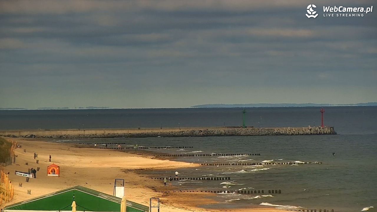 DZIWNÓW  - widok na plażę - 11 lipiec 2026, 07:53