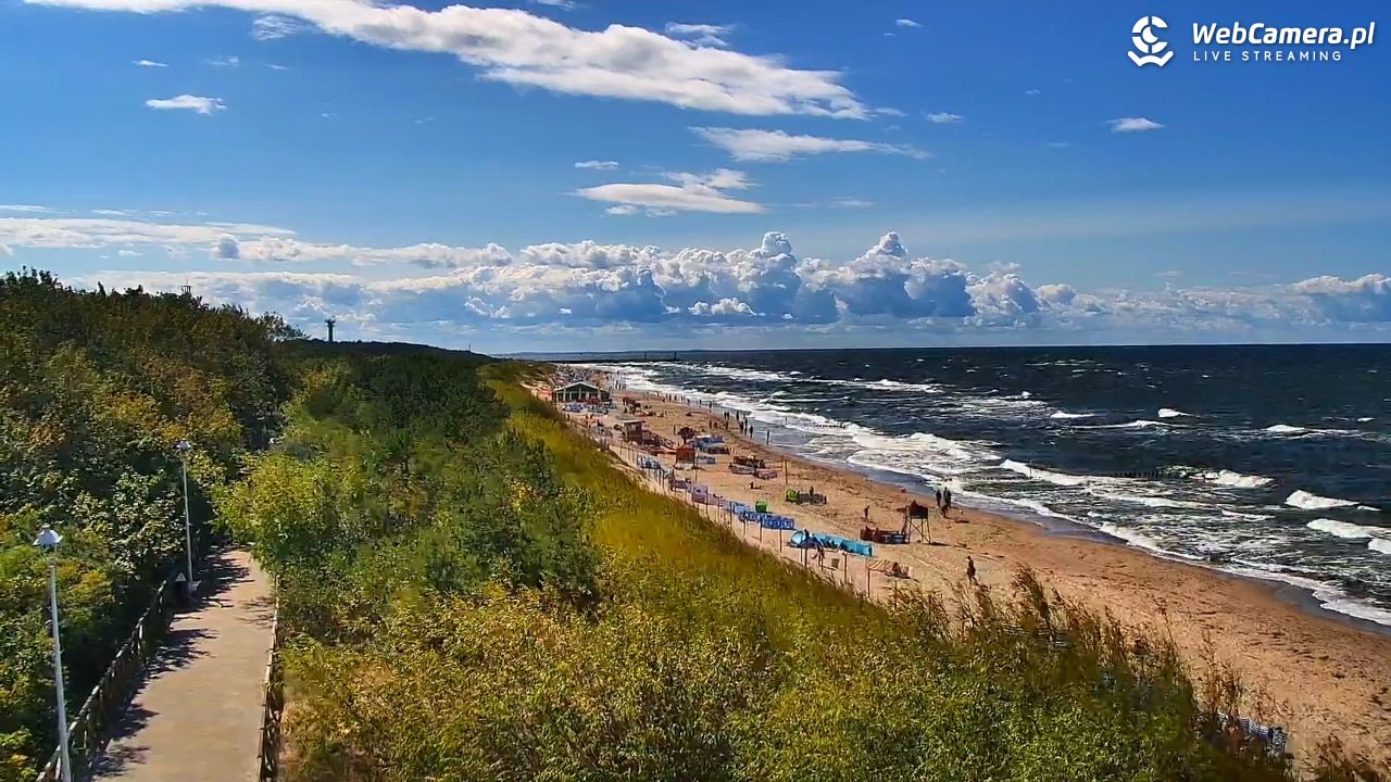 DZIWNÓW  - widok na plażę - 23 lipiec 2026, 15:14