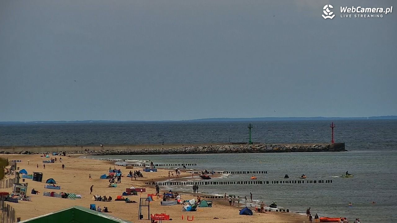 DZIWNÓW  - widok na plażę - 05 lipiec 2025, 14:30