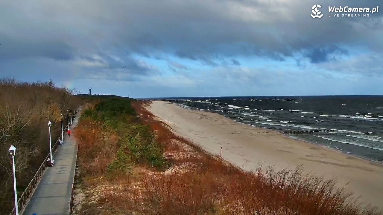 DZIWNÓW  - widok na plażę - 06 kwiecień 2026, 08:28