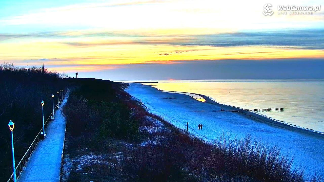 DZIWNÓW  - widok na plażę - 12 marzec 2026, 17:56