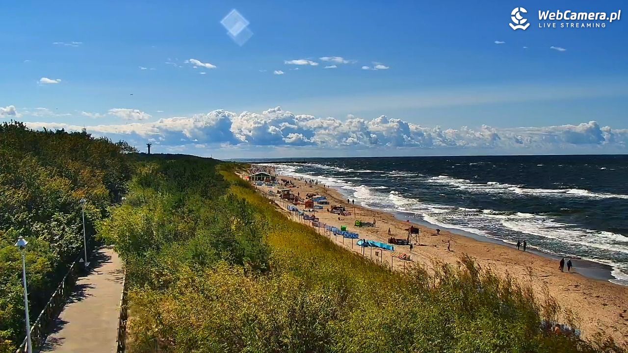 DZIWNÓW  - widok na plażę - 23 lipiec 2026, 15:23