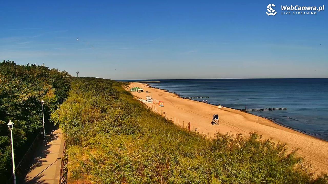 DZIWNÓW  - widok na plażę - 27 czerwiec 2026, 07:47