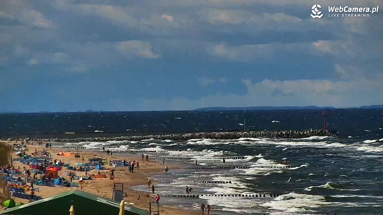 DZIWNÓW  - widok na plażę - 23 lipiec 2026, 12:24
