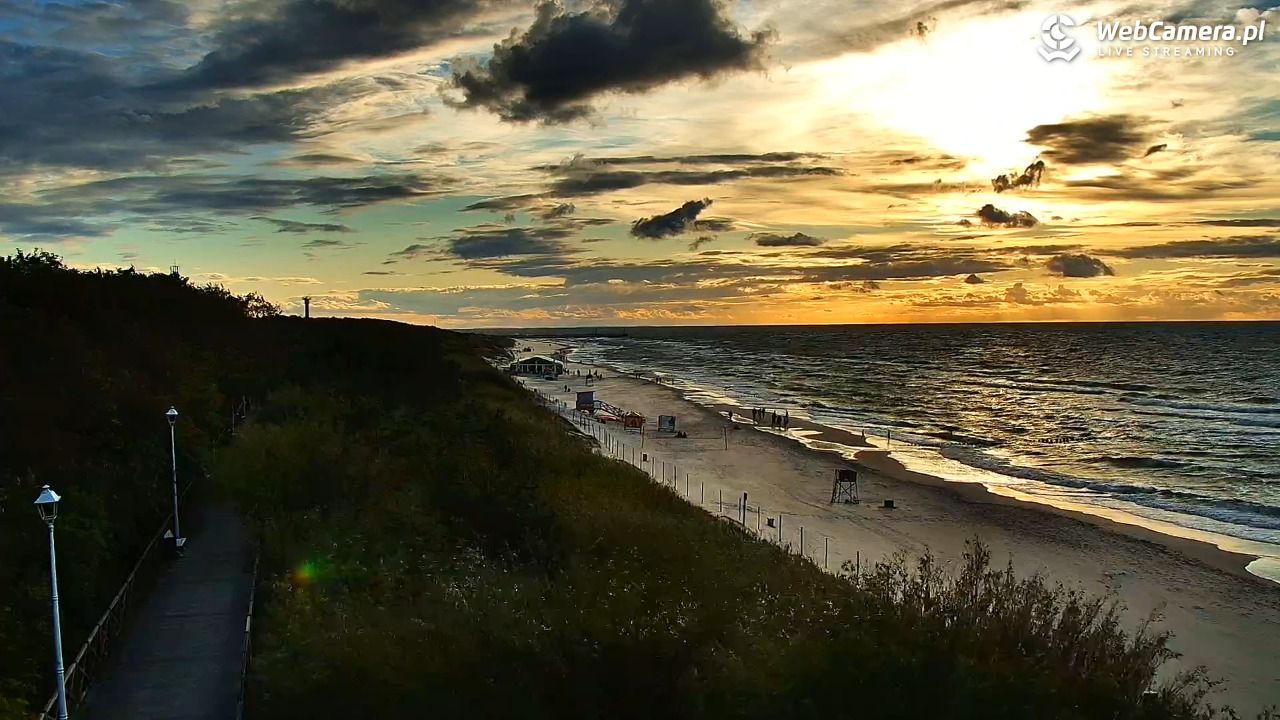 DZIWNÓW  - widok na plażę - 22 sierpień 2026, 19:15