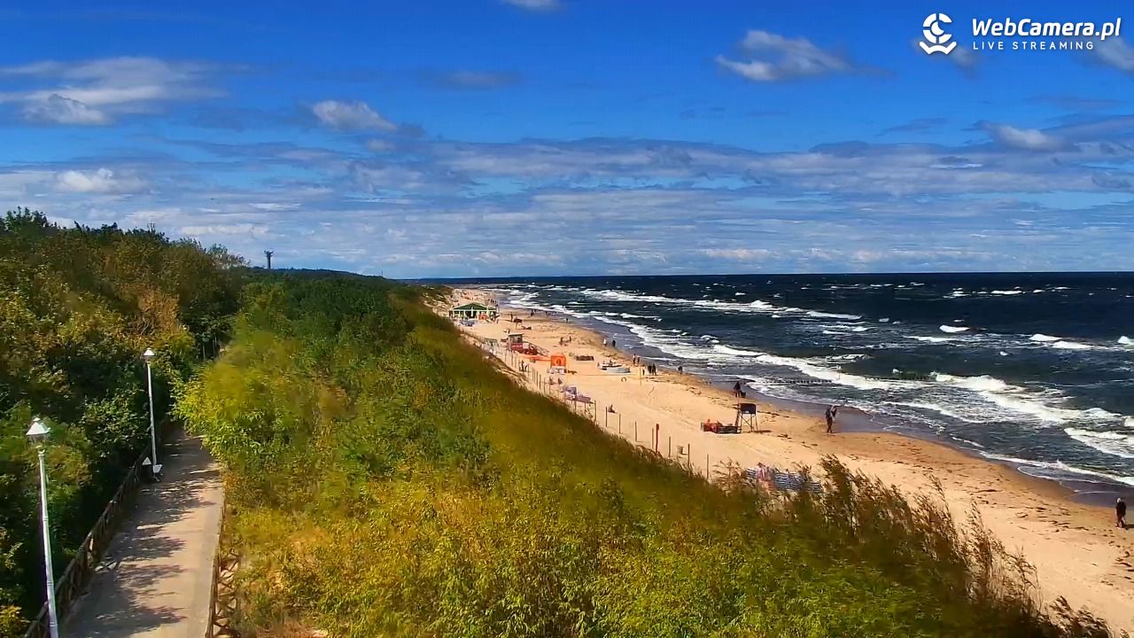 DZIWNÓW  - widok na plażę - 23 lipiec 2026, 11:28