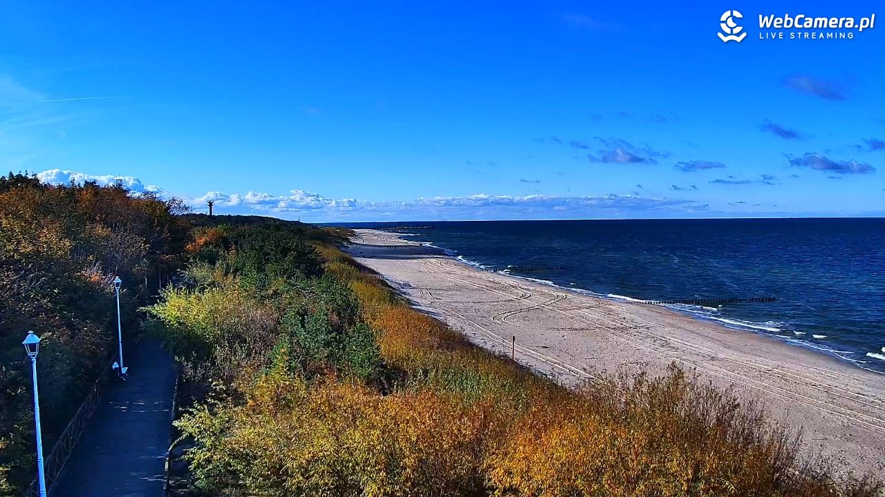 DZIWNÓW  - widok na plażę - 15 październik 2025, 13:10