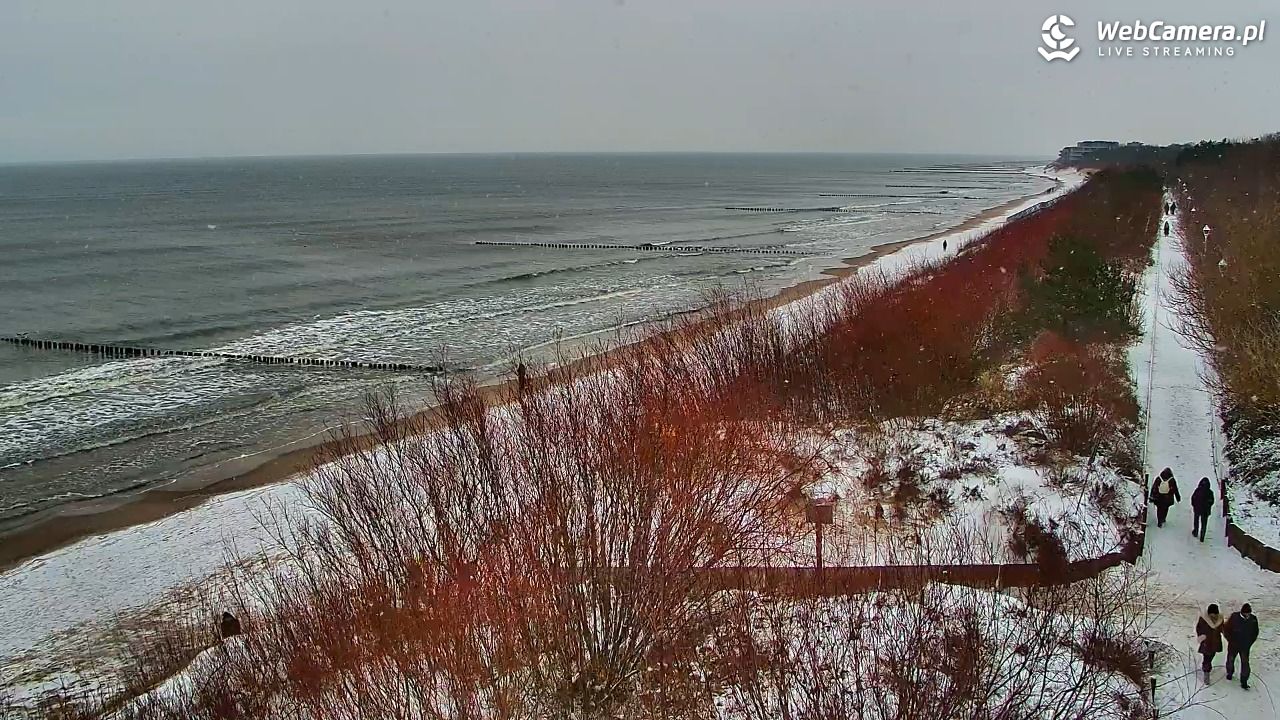 DZIWNÓW  - widok na plażę - 05 styczeń 2026, 14:01