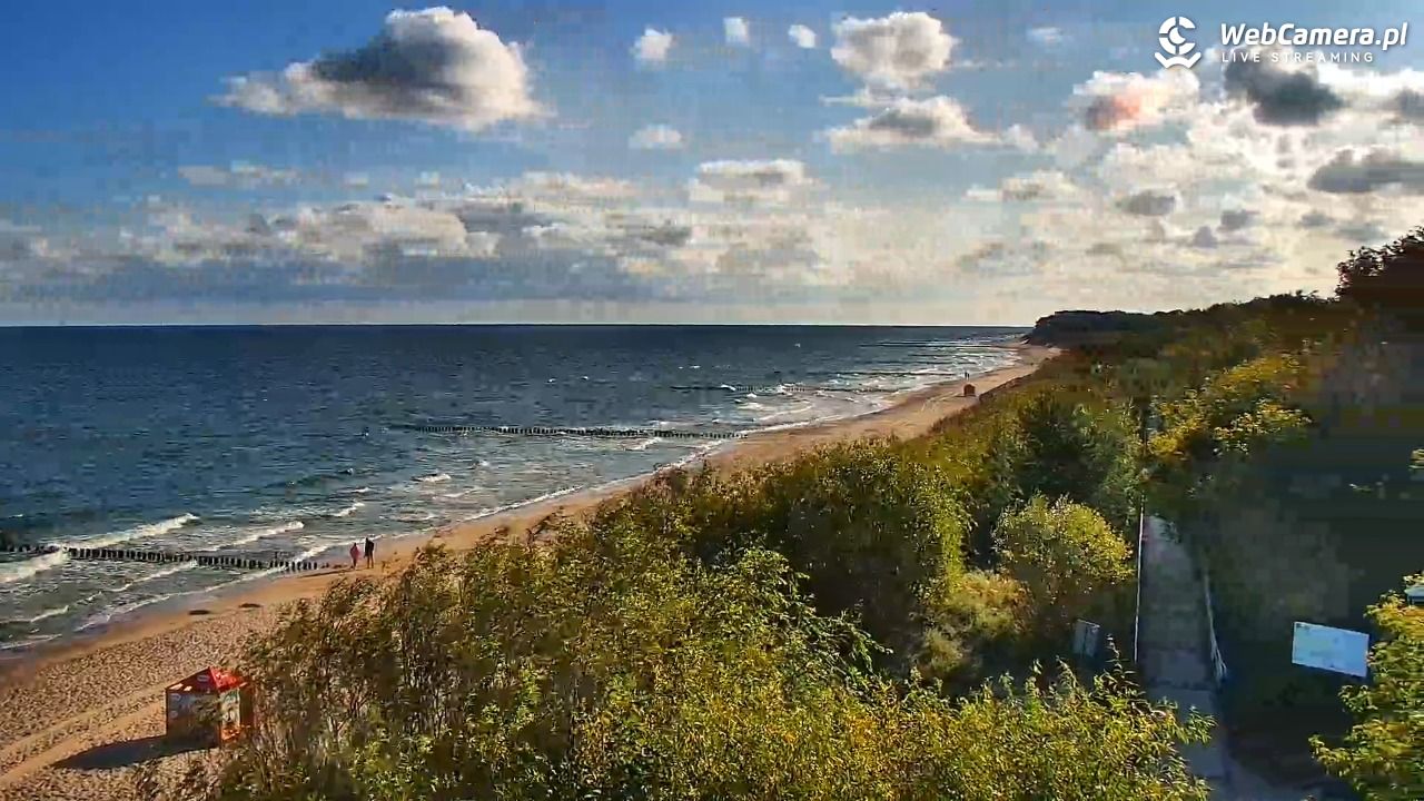 DZIWNÓW  - widok na plażę - 08 sierpień 2026, 08:07