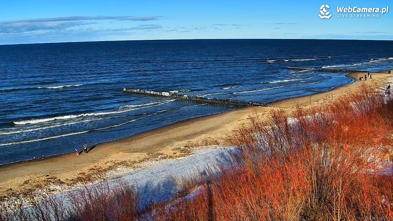 DZIWNÓW  - widok na plażę - 15 luty 2026, 14:11