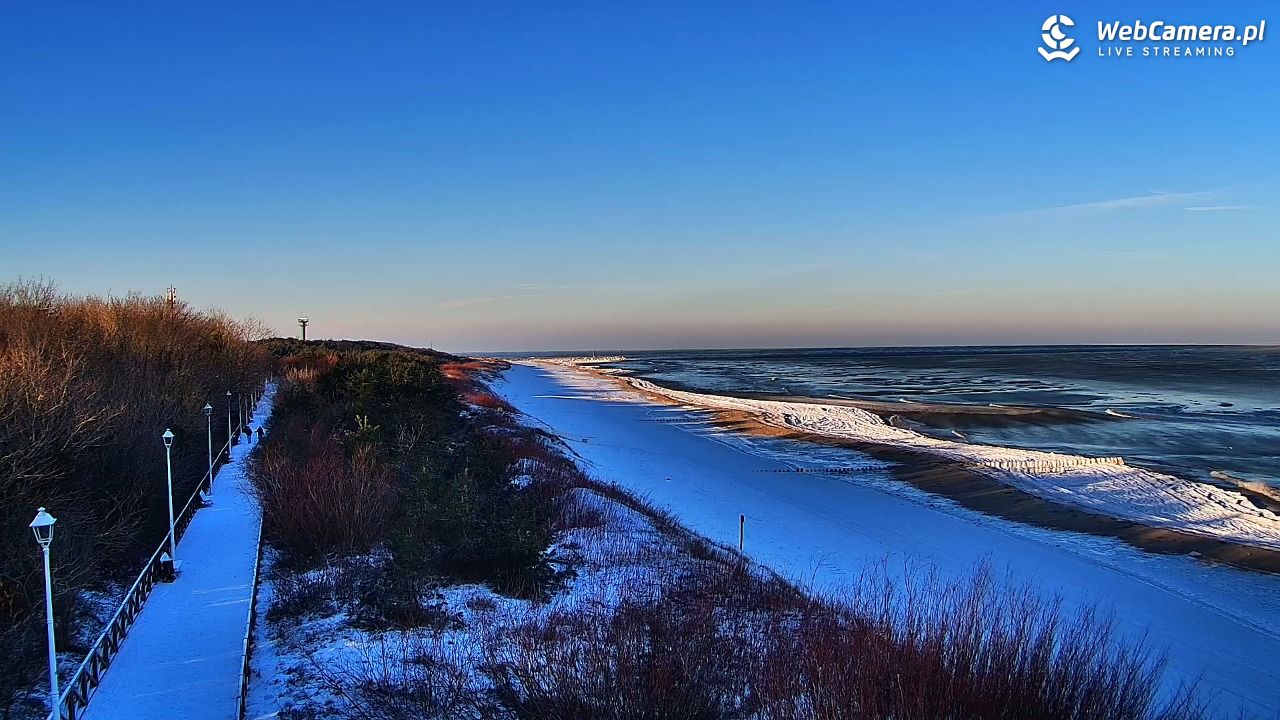 DZIWNÓW  - widok na plażę - 02 luty 2026, 09:17