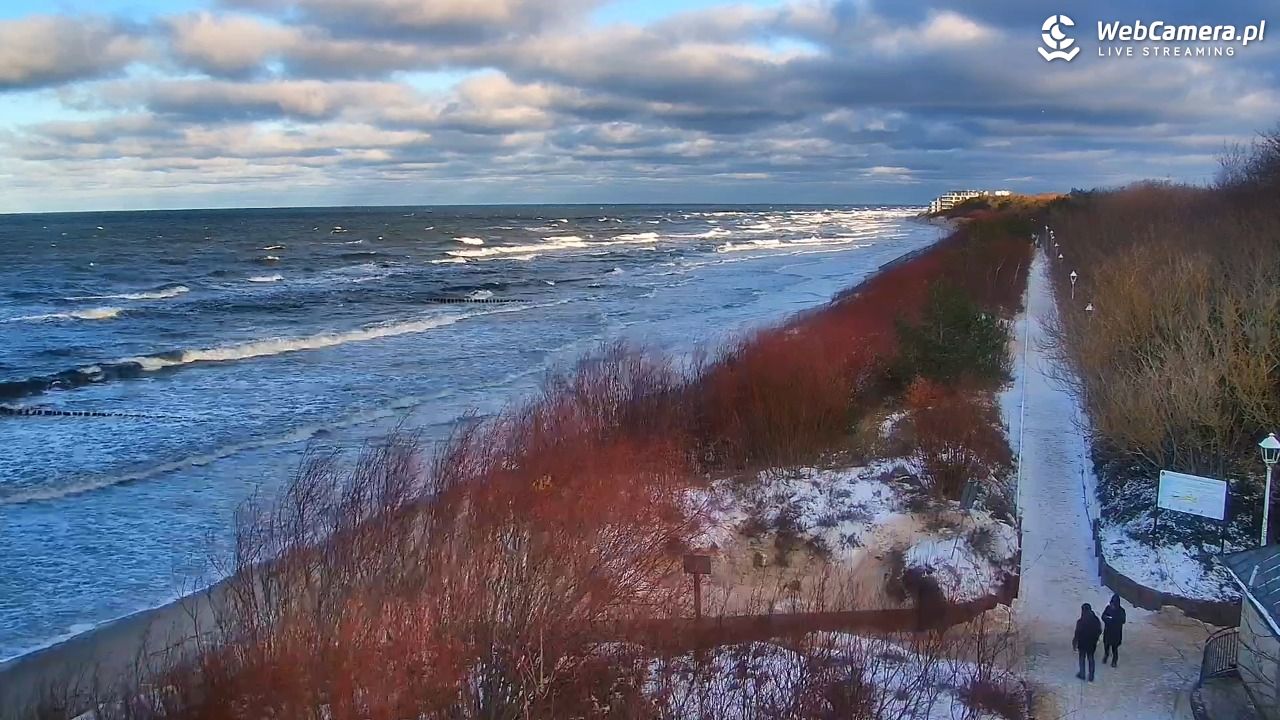 DZIWNÓW  - widok na plażę - 11 styczeń 2026, 14:27