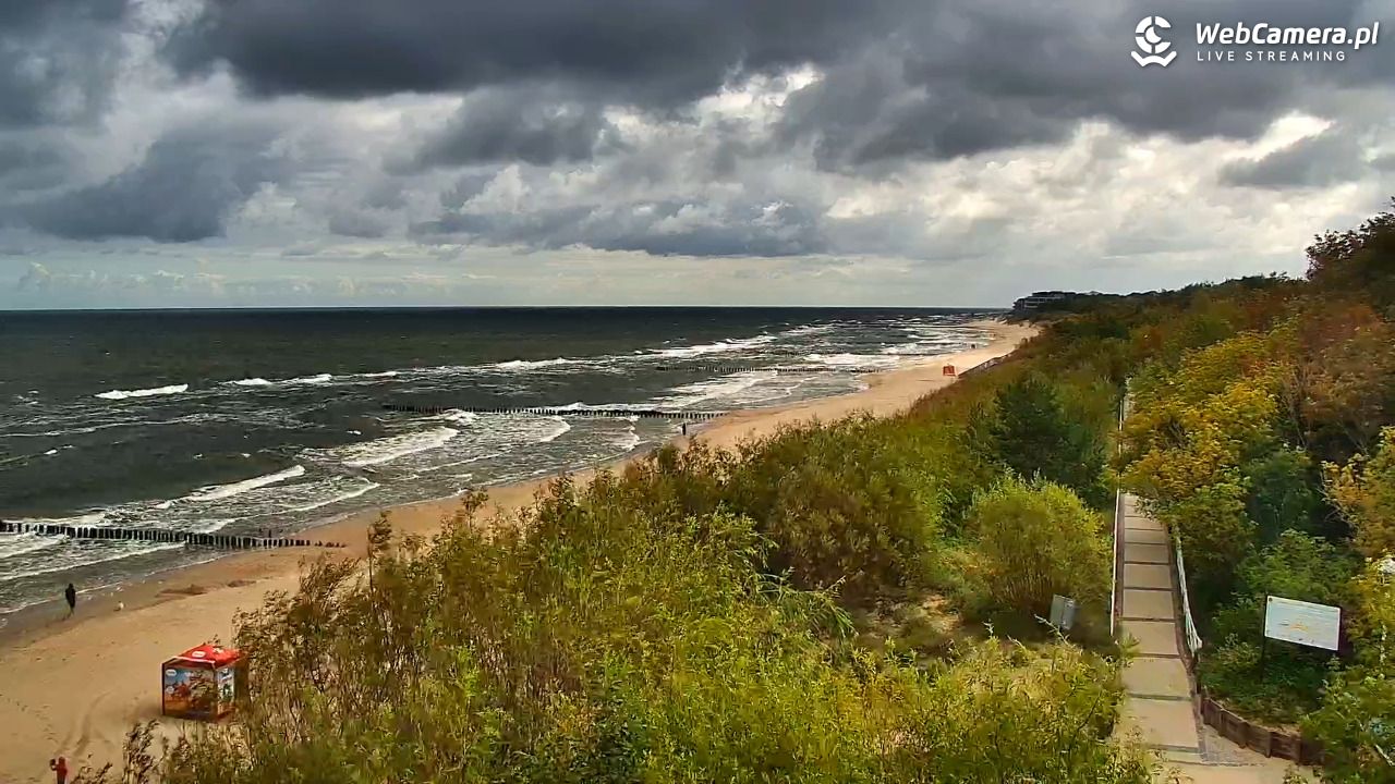 DZIWNÓW  - widok na plażę - 07 sierpień 2026, 09:07