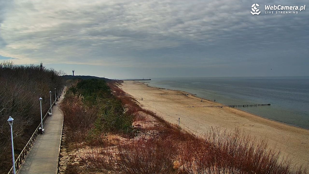 DZIWNÓW  - widok na plażę - 19 marzec 2026, 13:35