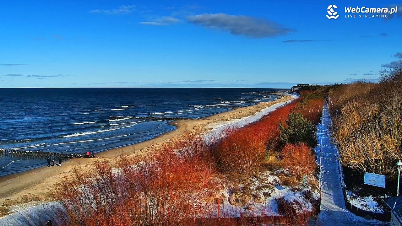 DZIWNÓW  - widok na plażę - 15 luty 2026, 13:49
