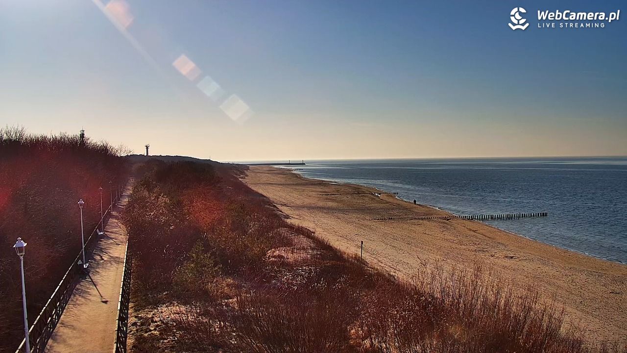 DZIWNÓW  - widok na plażę - 18 marzec 2026, 15:45