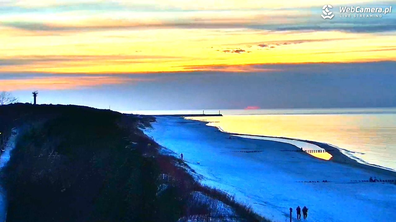 DZIWNÓW  - widok na plażę - 12 marzec 2026, 17:56