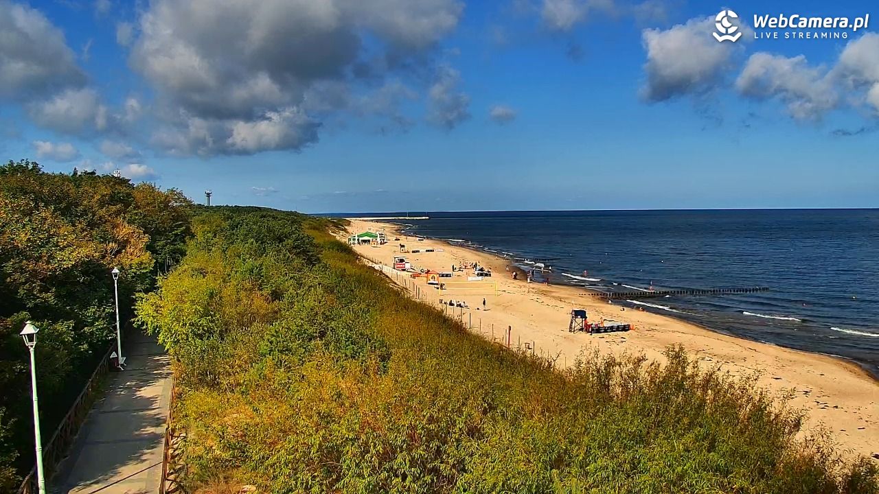 DZIWNÓW  - widok na plażę - 25 lipiec 2026, 09:07