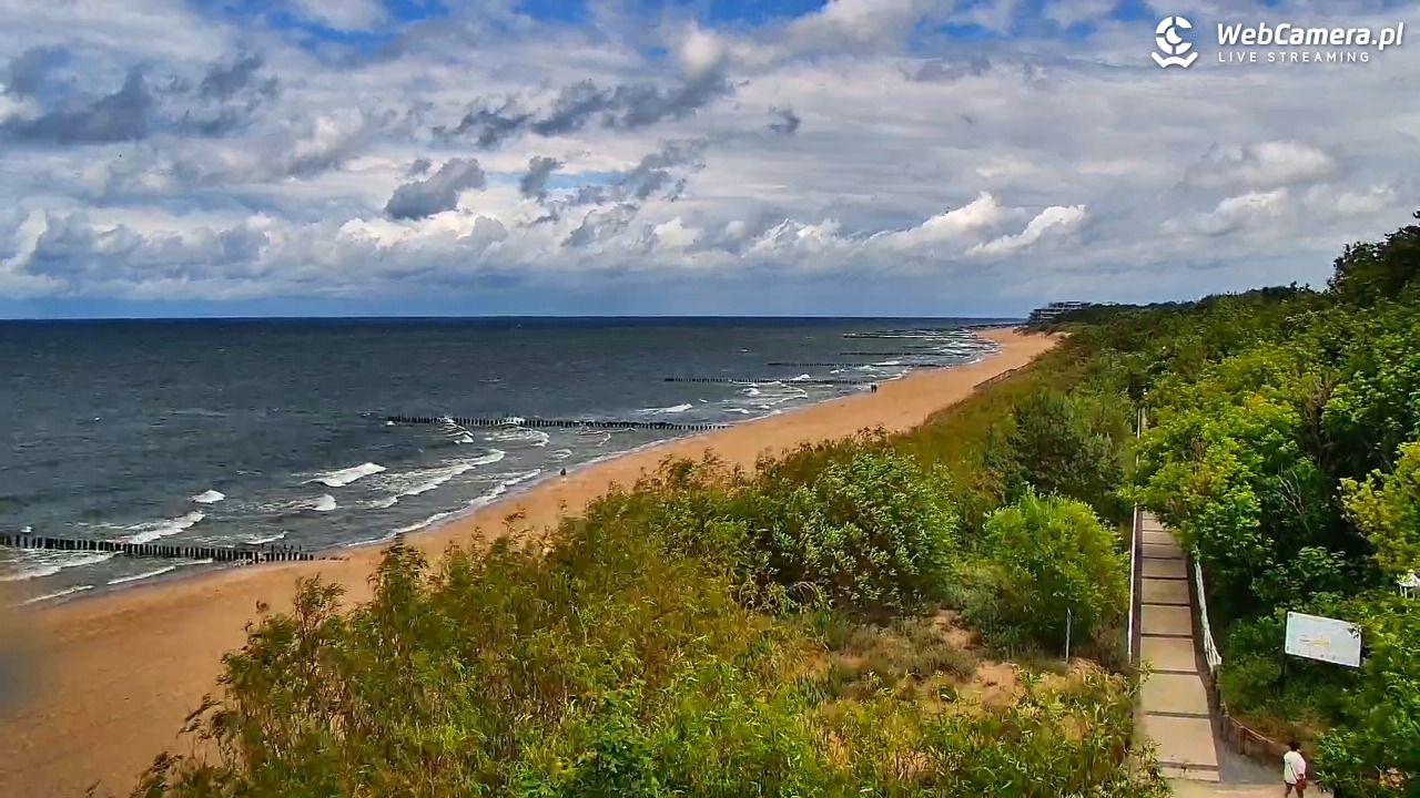 DZIWNÓW  - widok na plażę - 13 czerwiec 2026, 12:59