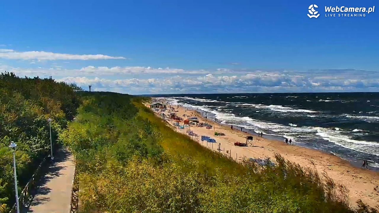 DZIWNÓW  - widok na plażę - 23 lipiec 2026, 13:54
