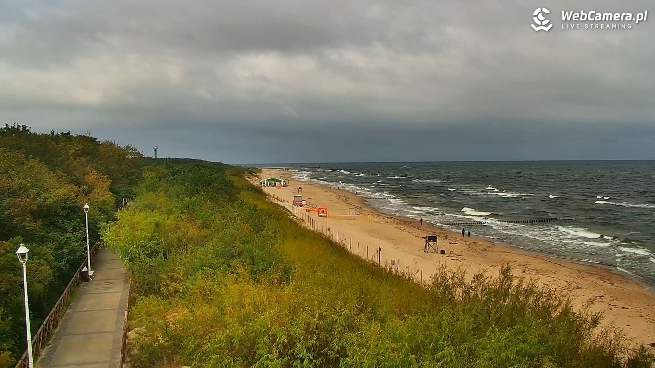 DZIWNÓW  - widok na plażę - 24 lipiec 2026, 08:37