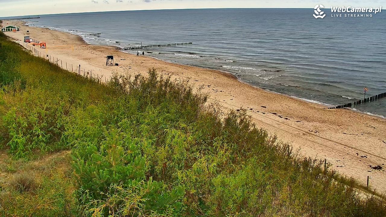 DZIWNÓW  - widok na plażę - 25 lipiec 2026, 07:15