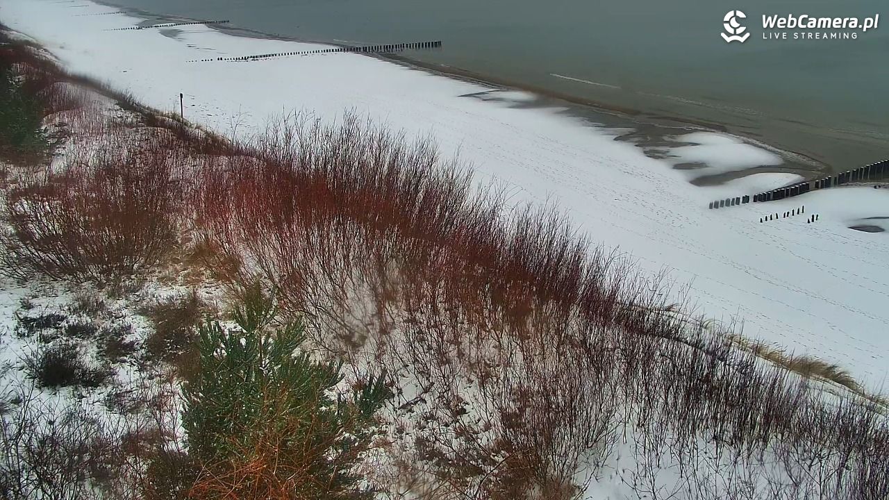 DZIWNÓW  - widok na plażę - 13 styczeń 2026, 12:18