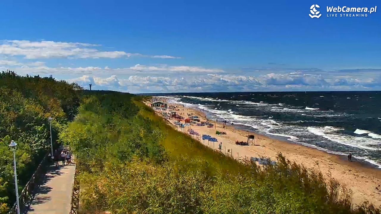 DZIWNÓW  - widok na plażę - 23 lipiec 2026, 13:50