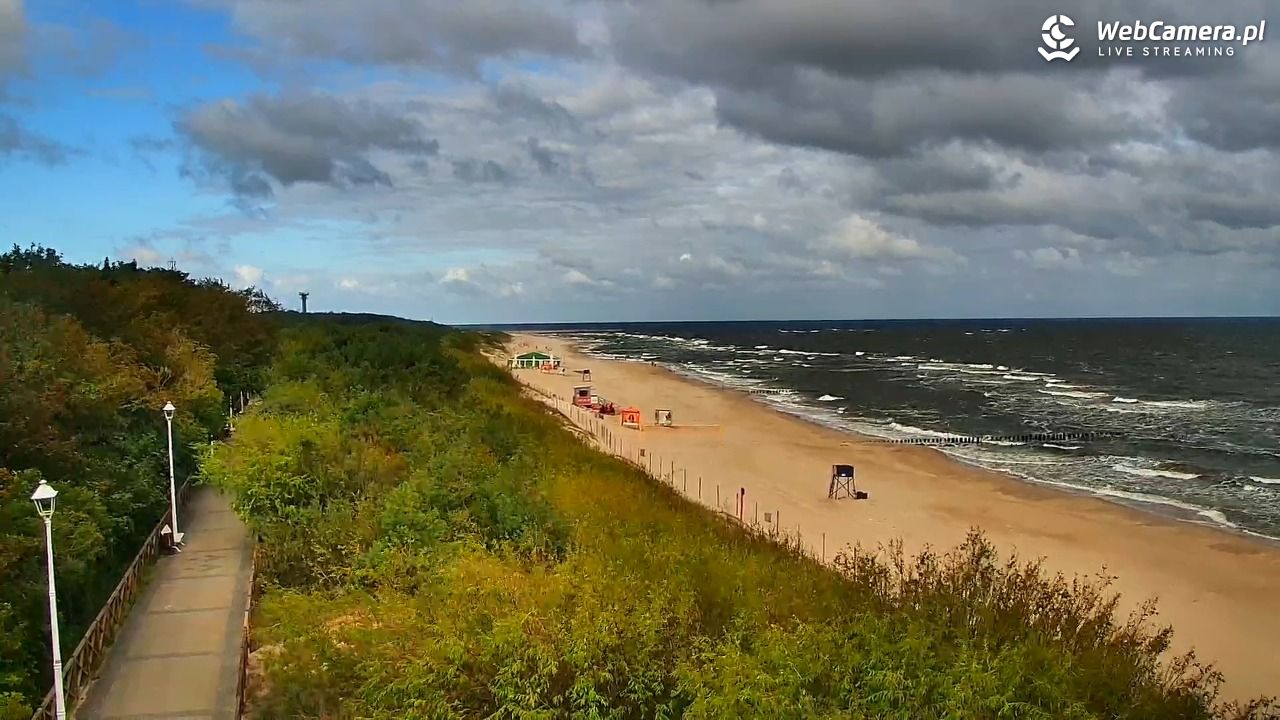 DZIWNÓW  - widok na plażę - 07 sierpień 2026, 08:47