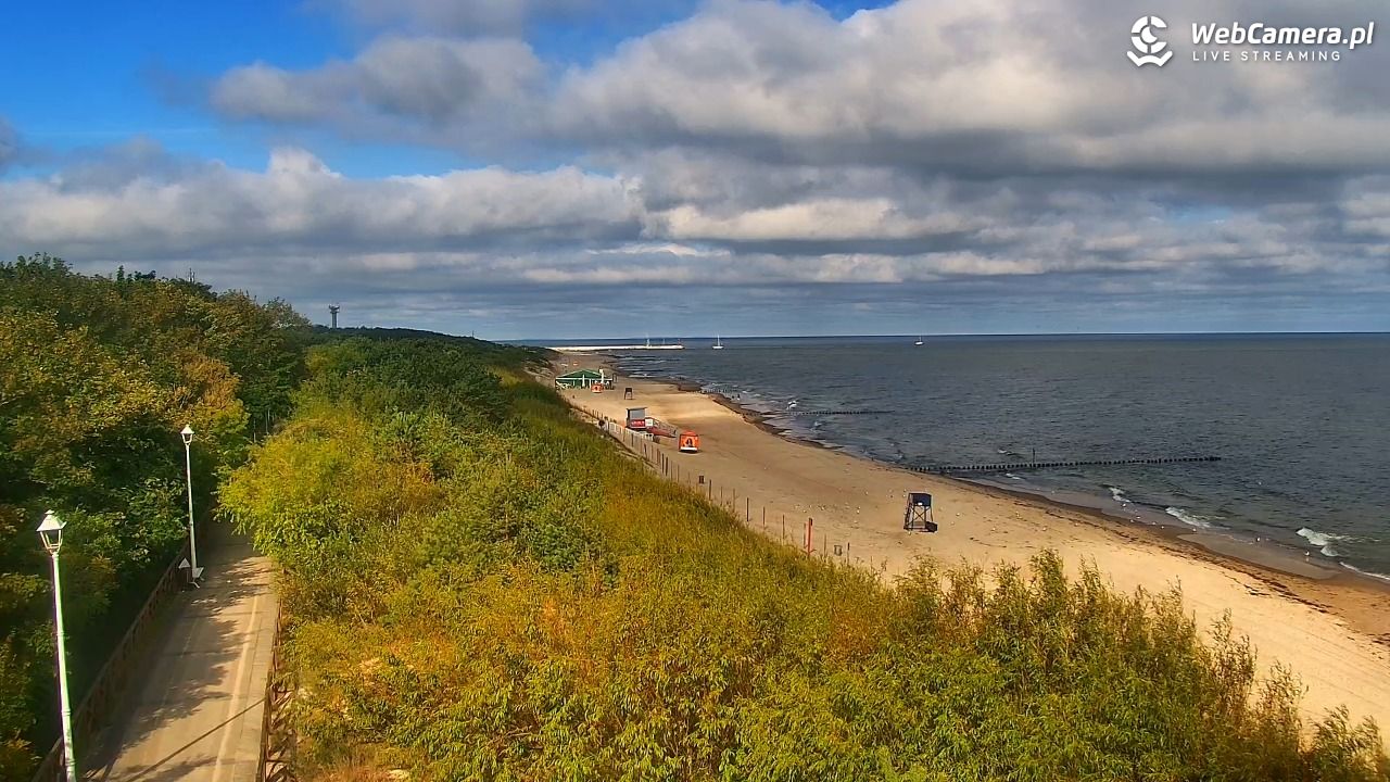 DZIWNÓW  - widok na plażę - 11 lipiec 2026, 08:20