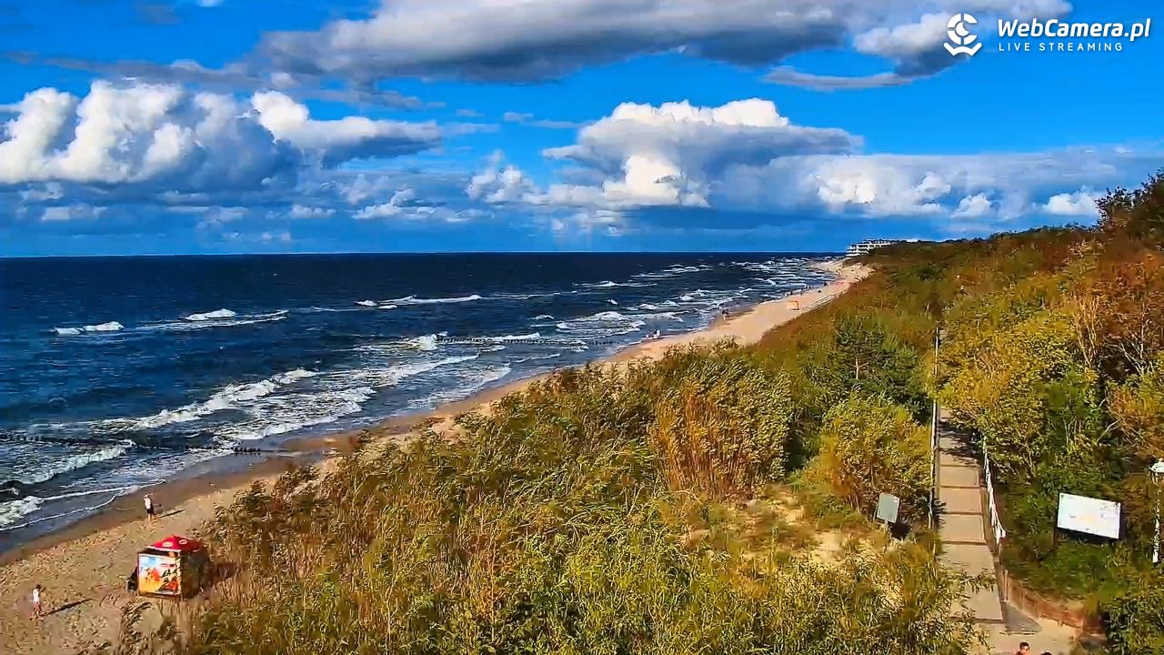 DZIWNÓW  - widok na plażę - 22 sierpień 2026, 17:16