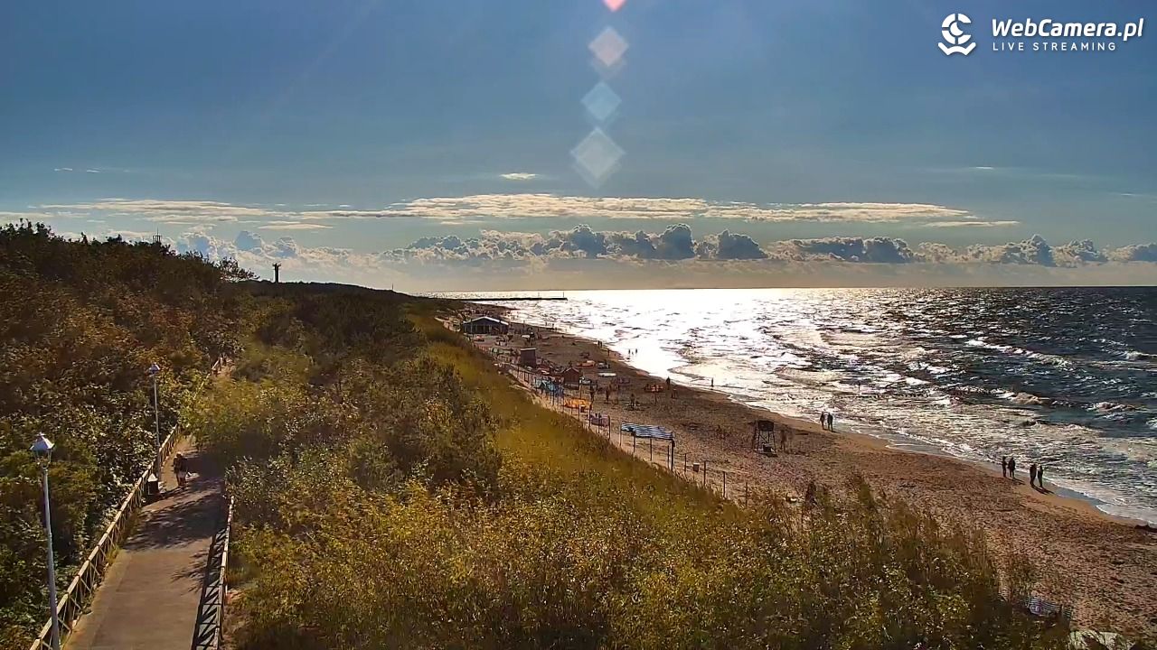 DZIWNÓW  - widok na plażę - 23 lipiec 2026, 17:53