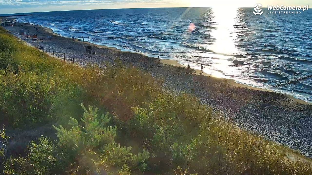 DZIWNÓW  - widok na plażę - 23 lipiec 2026, 20:20