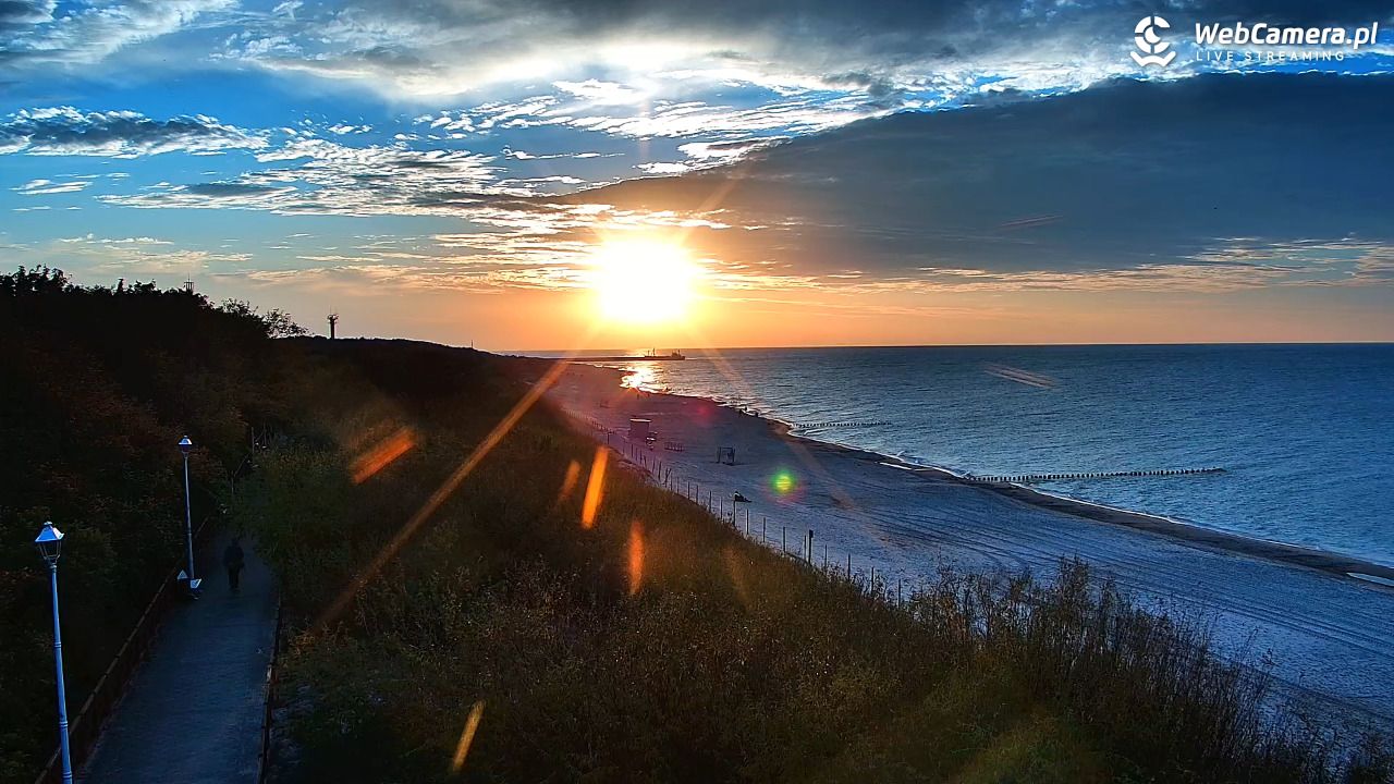 DZIWNÓW  - widok na plażę - 30 wresień 2026, 18:17