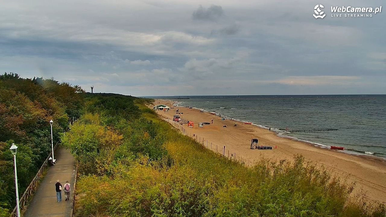 DZIWNÓW  - widok na plażę - 19 sierpień 2026, 13:05