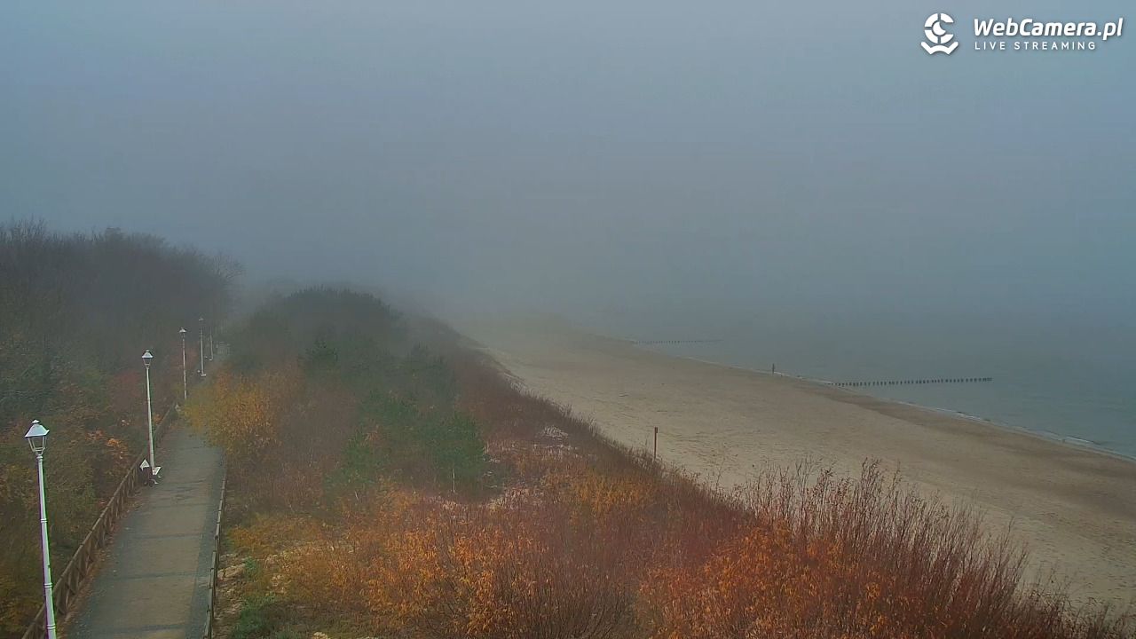 DZIWNÓW  - widok na plażę - 09 listopad 2025, 07:28