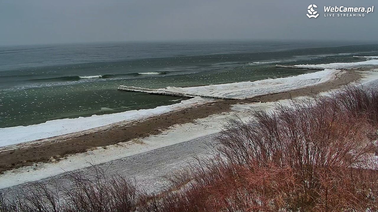DZIWNÓW  - widok na plażę - 06 luty 2026, 13:05