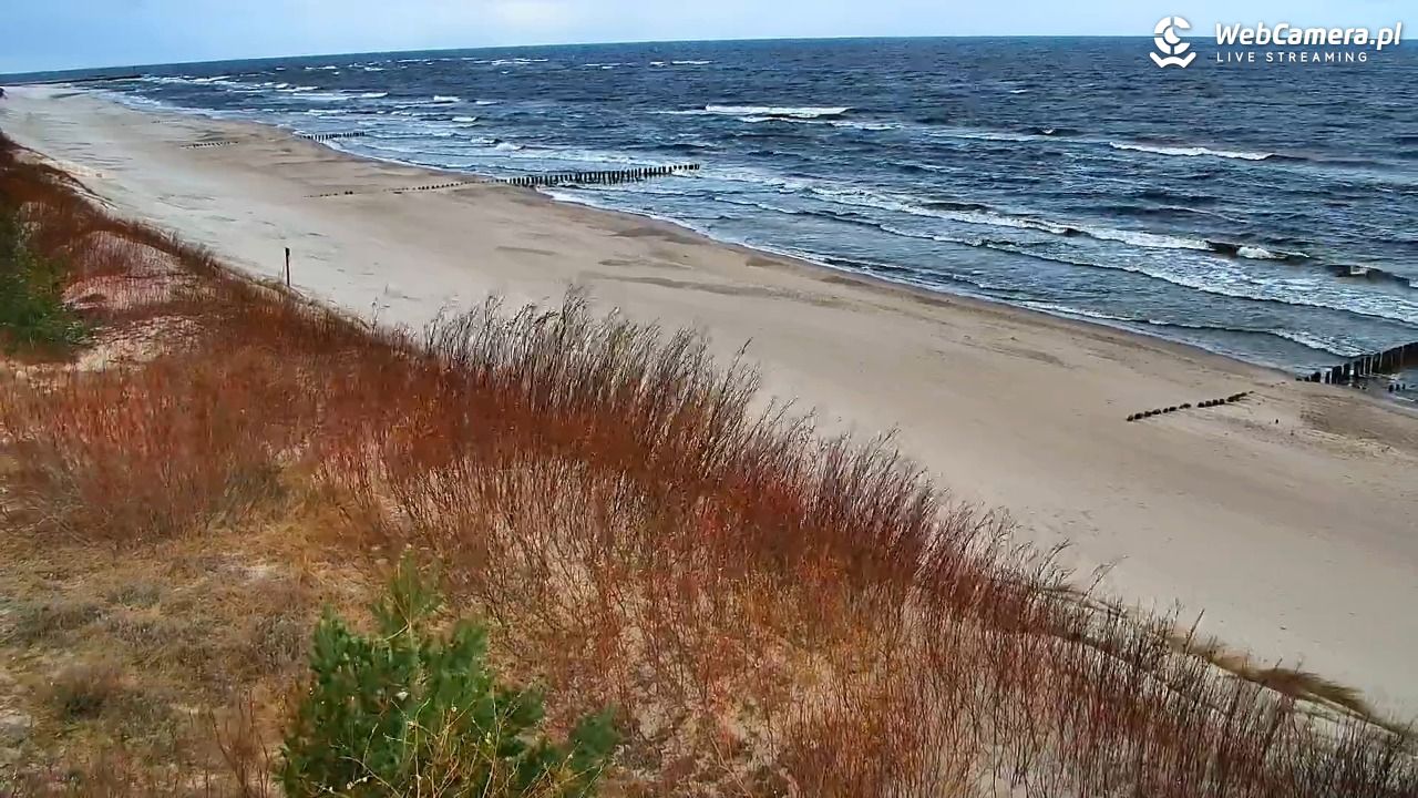 DZIWNÓW  - widok na plażę - 06 kwiecień 2026, 07:35