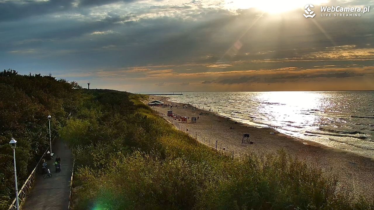DZIWNÓW  - widok na plażę - 06 sierpień 2026, 18:58