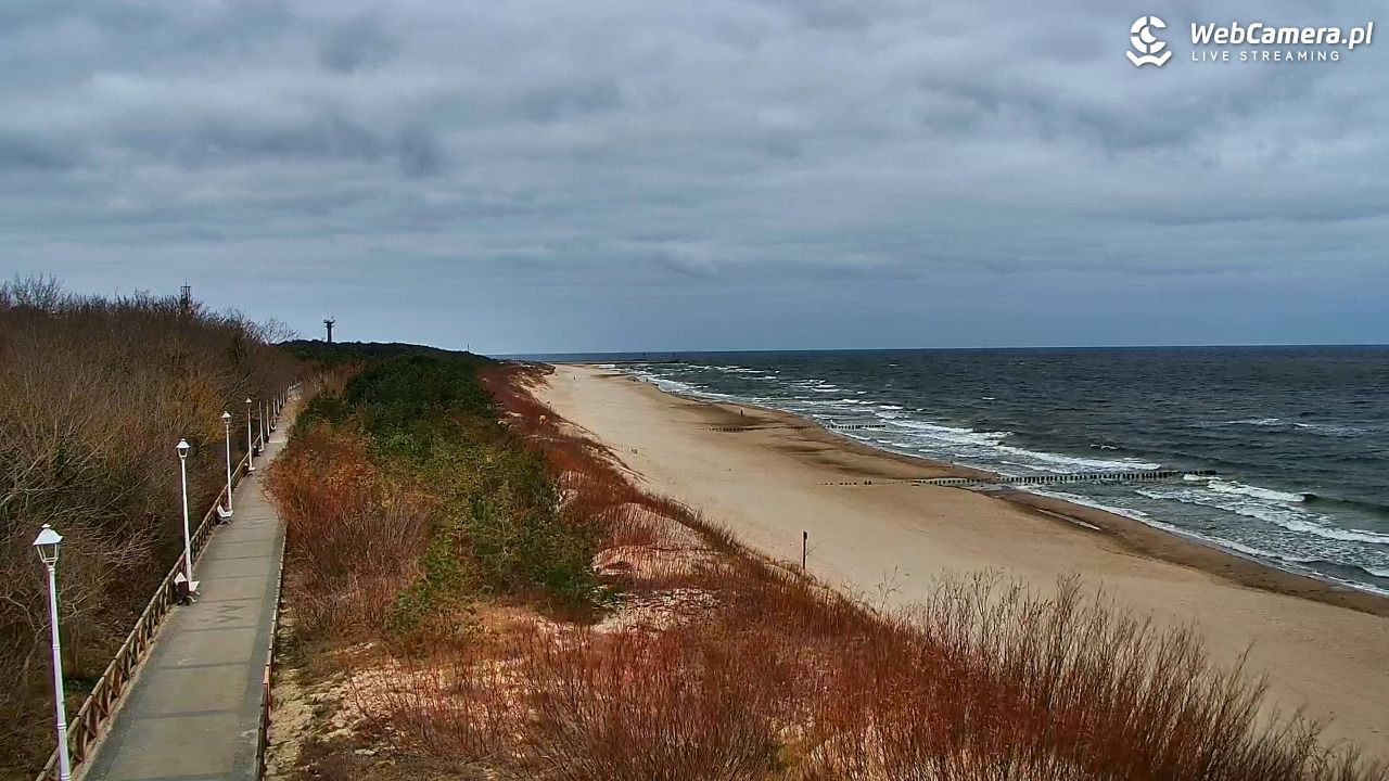 DZIWNÓW  - widok na plażę - 03 kwiecień 2026, 09:22