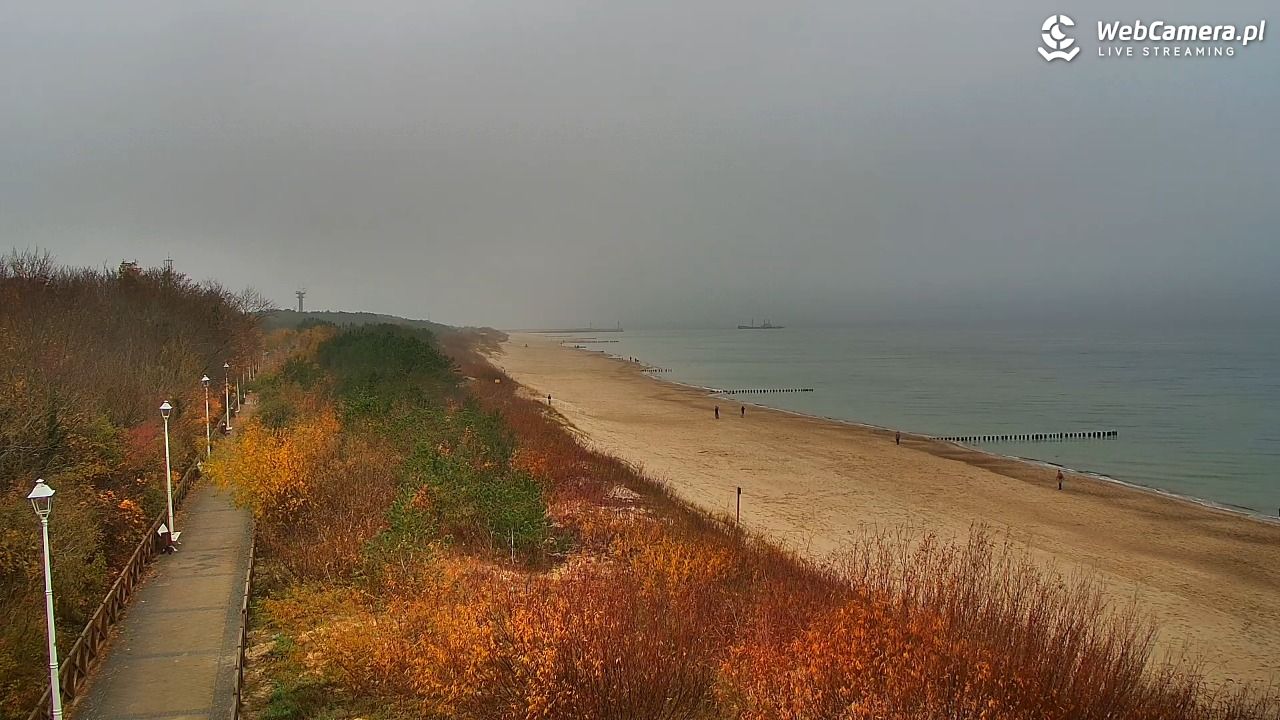 DZIWNÓW  - widok na plażę - 09 listopad 2025, 09:34