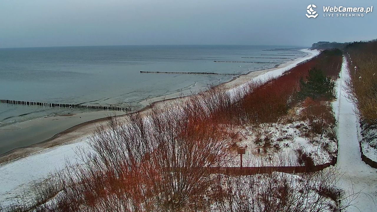 DZIWNÓW  - widok na plażę - 06 styczeń 2026, 10:07