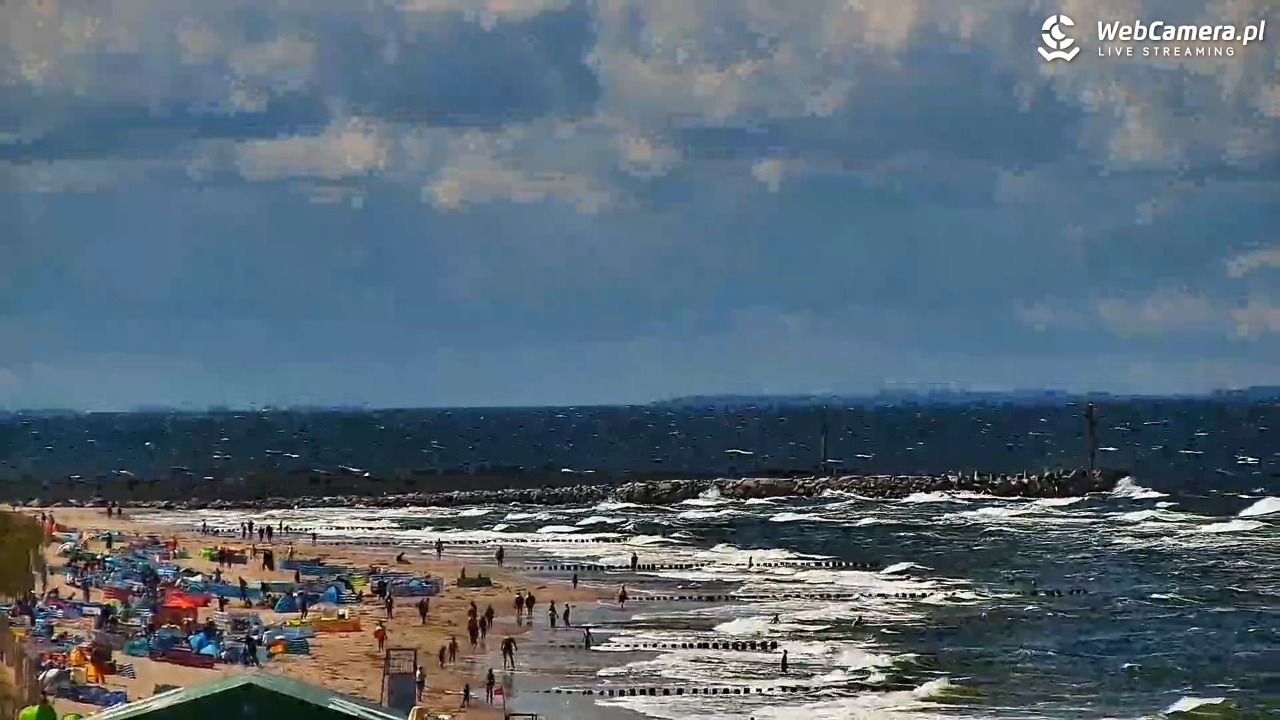 DZIWNÓW  - widok na plażę - 23 lipiec 2026, 13:32