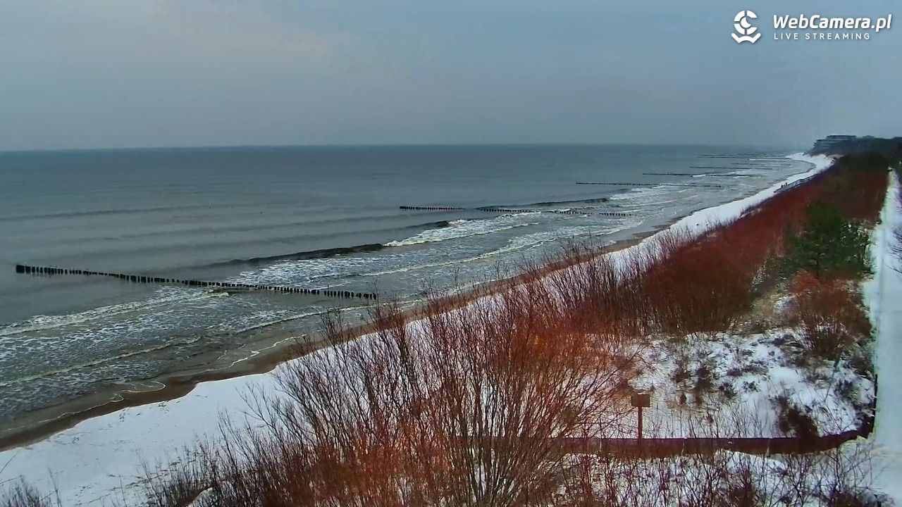 DZIWNÓW  - widok na plażę - 05 styczeń 2026, 10:18